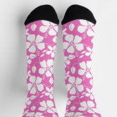 HAWAIIAN HULA (HIBISKUS) PINK SOCKEN (Oben)