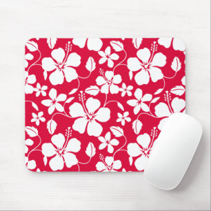 HAWAIIAN HULA (HIBISKUS) RED MOUSEPAD