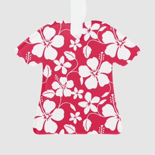 HAWAIIAN HULA (HIBISKUS) RED ORNAMENT (Vorderseite)