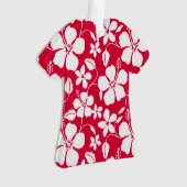 HAWAIIAN HULA (HIBISKUS) RED ORNAMENT (Vorderseite)