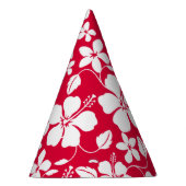 HAWAIIAN HULA (HIBISKUS) RED PARTYHÜTCHEN (Rechts)