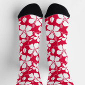 HAWAIIAN HULA (HIBISKUS) RED SOCKEN (Oben)