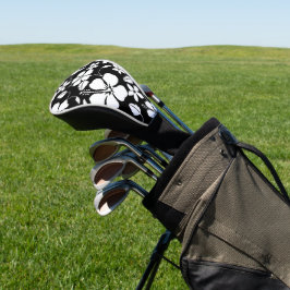 HAWAIIAN HULA (HIBISKUS) SCHWARZ GOLF HEADCOVER