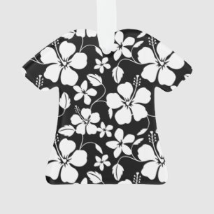 HAWAIIAN HULA (HIBISKUS) SCHWARZE ORNAMENT