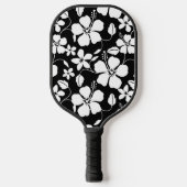 HAWAIIAN HULA (HIBISKUS) SCHWARZE PICKLEBALL-PADDL PICKLEBALL SCHLÄGER (Vorderseite)