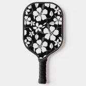 HAWAIIAN HULA (HIBISKUS) SCHWARZE PICKLEBALL-PADDL PICKLEBALL SCHLÄGER (Rückseite)