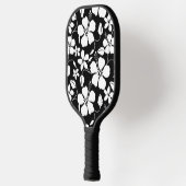 HAWAIIAN HULA (HIBISKUS) SCHWARZE PICKLEBALL-PADDL PICKLEBALL SCHLÄGER (Links)
