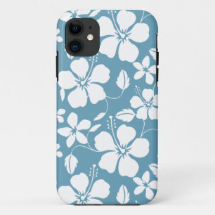 HAWAIIAN HULA (HIBISKUS) SLATE BLUE Case-Mate iPhone HÜLLE