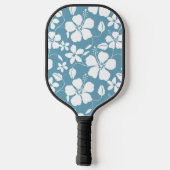 HAWAIIAN HULA (HIBISKUS) SLATE BLUE PICKLEBALL SCHLÄGER (Rückseite)