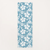 HAWAIIAN HULA (HIBISKUS) SLATE BLUE YOGAMATTE (Vorderseite)