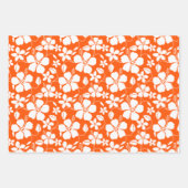 HAWAIIAN HULA (ORANGE) GESCHENKPAPIER SET (Vorderseite 2)