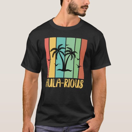 Hawaiian Hula Rious Hilarious Hawaii Pineapple Tik T-Shirt (Vorderseite)