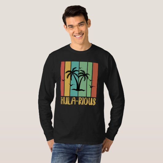 Hawaiian Hula Rious Hilarious Hawaii Pineapple Tik T-Shirt (Vorne ganz)