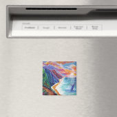 Hawaiian Humpback Whale und Na Pali von Kauai Magnet (In Situ (Geschirrspüler))