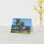 Hawaiian Inspiration Note Card Karte (Gelbe Blume)