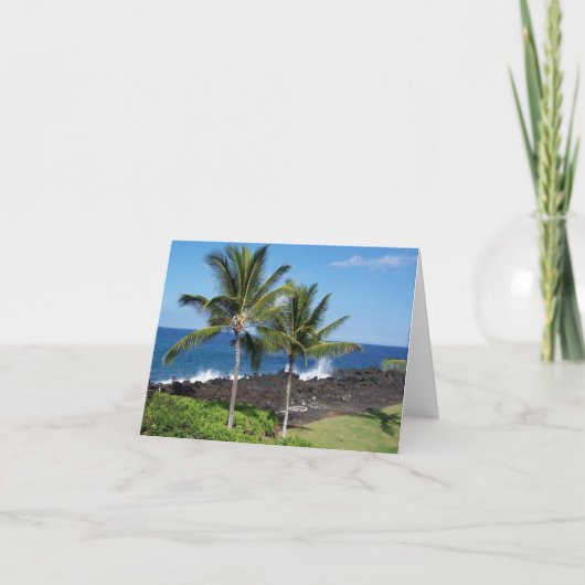 Hawaiian Inspiration Note Card Karte (Vorderseite)