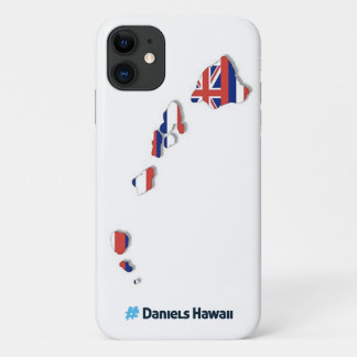 Hawaiian Island & Hawaiian Flag iPhone 11 Fall Case-Mate iPhone Hülle