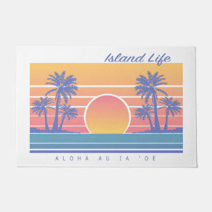 Hawaiian Island Life Door Mat Fußmatte