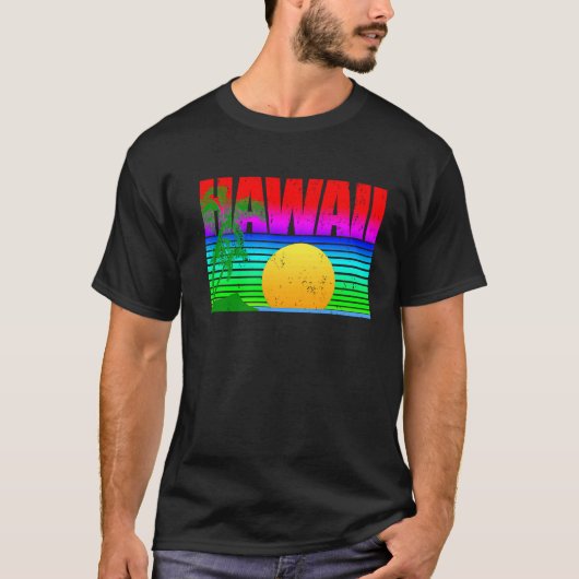 Hawaiian Islands Aloha State T-Shirt (Vorderseite)