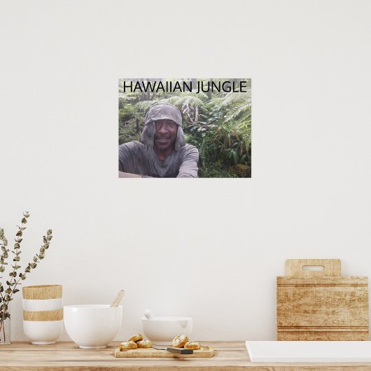 HAWAIIAN JUNGLE POSTER (Küche)