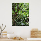 Hawaiian Jungle Vines Poster (Küche)