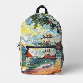 Hawaiian Kailua Beach Bedruckter Rucksack (Vorderseite)