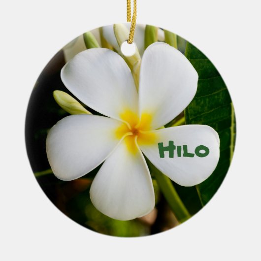 Hawaiian Keepake Keramikornament (Vorne)