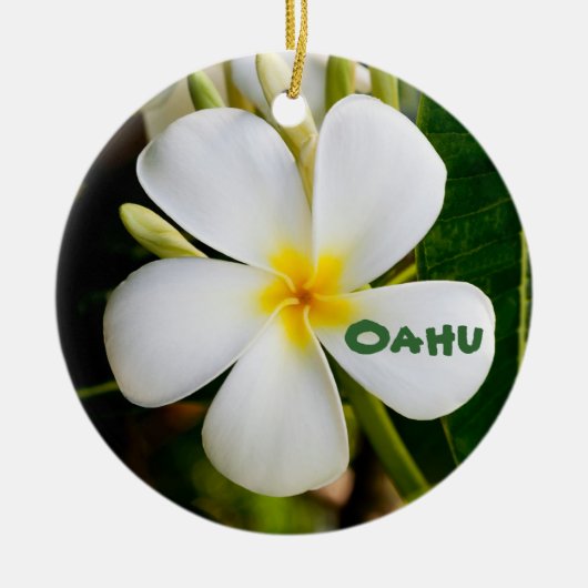 Hawaiian Keepake Keramikornament (Vorne)