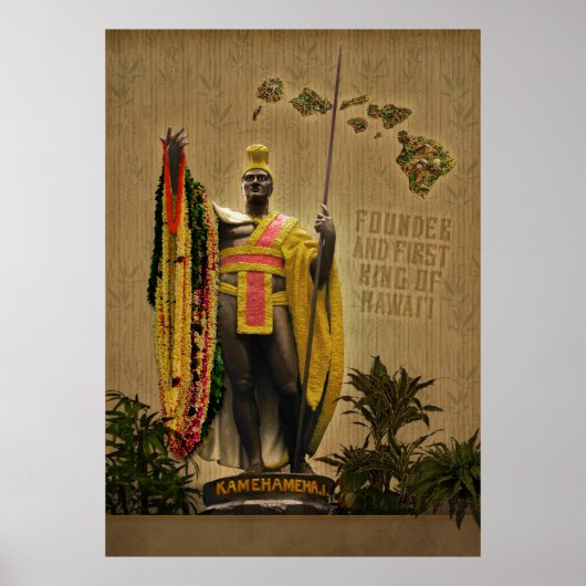 Hawaiian King Kamehameha I. Poster (Vorne)