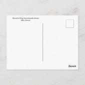 Hawaiian King Kamehameha Statue, Seitenansicht Postkarte (Rückseite)