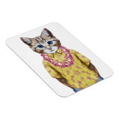 Hawaiian Kitty Cat Magnet (Rechte Seite)