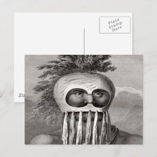 Hawaiian Koa Warrior Postkarte (Vorne/Hinten)