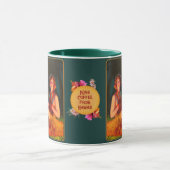 Hawaiian Kona Coffee Girl w/Ukulele Tasse (Zentrum)