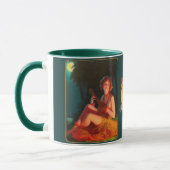 Hawaiian Kona Coffee Girl w/Ukulele Tasse (Links)
