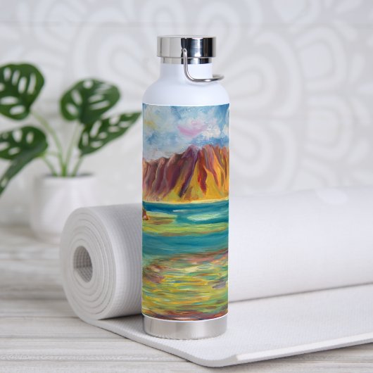 Hawaiian Ko'olau Berg Majestät Wasserflasche Trinkflasche (Yoga)
