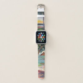 Hawaiian Ko'Olina Hala Tree und Kailua Kayaker Apple Watch Armband