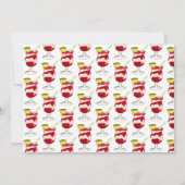 Hawaiian Lava Flow Cocktail Luau Island Party Einladung (Rückseite)