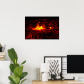 Hawaiian Lava Flow Poster (Heimbüro)