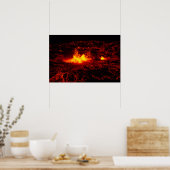Hawaiian Lava Flow Poster (Küche)