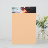 Hawaiian Lava Volcano Stationery Briefpapier (Stehend Vorderseite)
