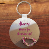 Hawaiian Lei Aloha! Schlüsselanhänger (Vorderseite)