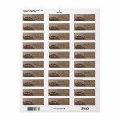 Hawaiian Lei Beach Address Labels (Vorne)