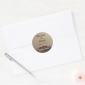 Hawaiian Lei Beach Wedding Stickers (Umschlag)