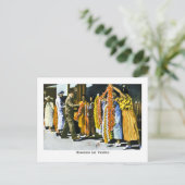 Hawaiian Lei Dealers Postkarte (Stehend Vorderseite)