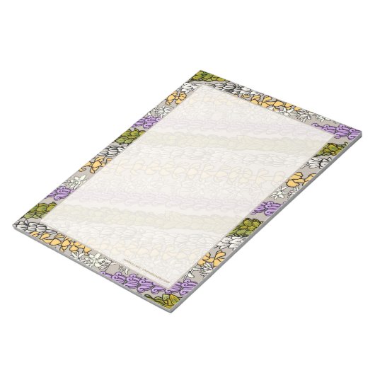 Hawaiian Lei Design Notepad Notizblock (angewinkelt)