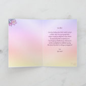 Hawaiian Lei mit anpassbarem Text Muttertag Karte (Innenseite)