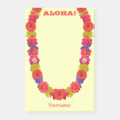 Hawaiian Lei Post-It Notes Post-it Klebezettel (Vorderseite)