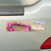 Hawaiian Lei Sandy Beach Aloha Autoaufkleber (Auf Auto)