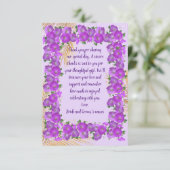 Hawaiian Lei Wedding Dankeskarte (Stehend Vorderseite)