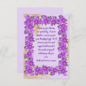 Hawaiian Lei Wedding Dankeskarte (Vorne/Hinten)